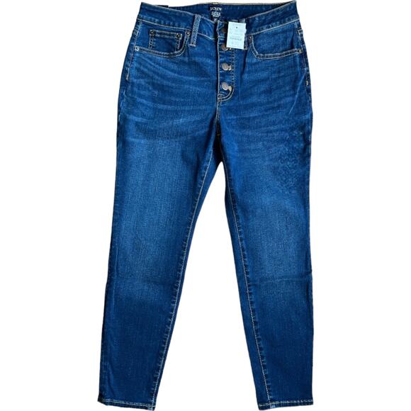 J.Crew Blue Wash 10" High-Rise Skinny Jeans, US29 - Picture 1 of 9